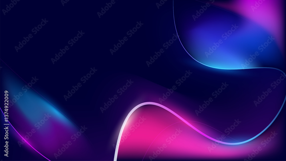 Modern minimalist blue pink fluid gradient on blue dark gradient background. Social ads banner or Landing page. Modern minimalist blue pink fluid gradient on blue dark gradient background. Social ads banner or Landing page.
