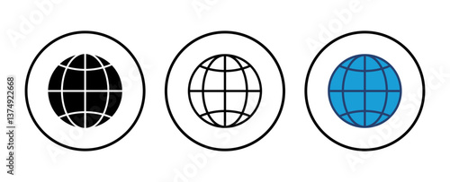 Web icon vector. go to web icon. web click icon