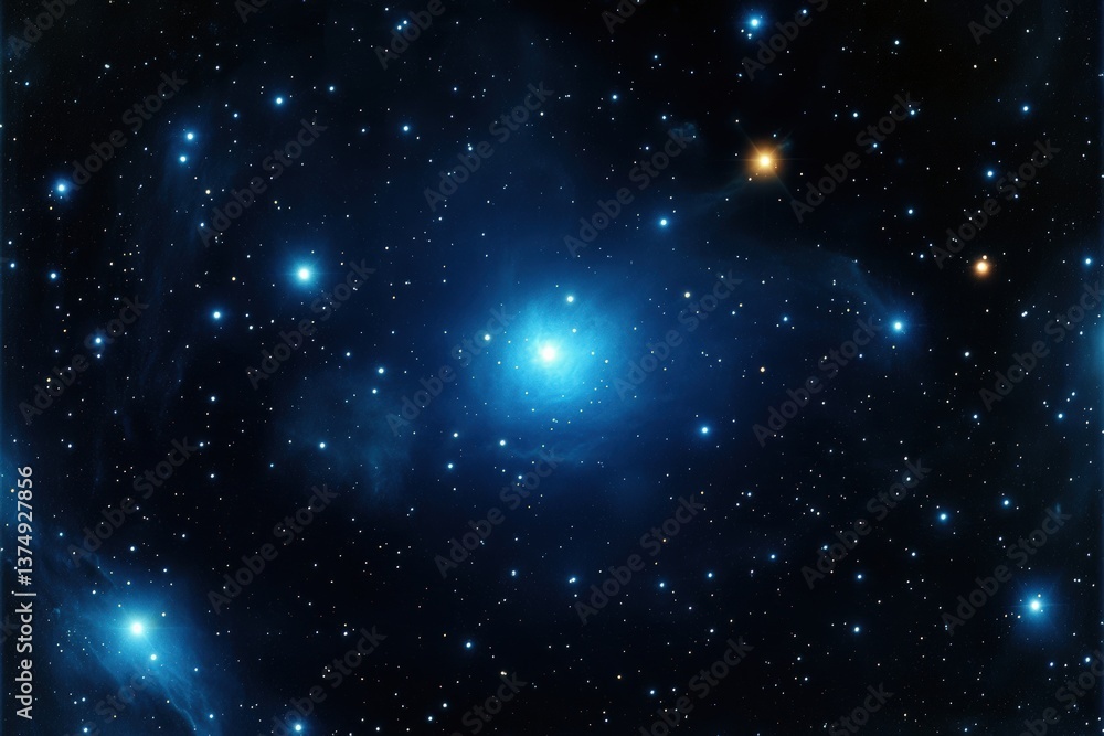 Fototapeta premium Celestial Nebula in Deep Space