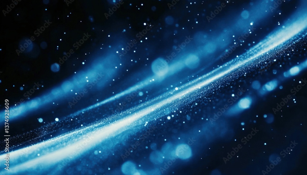 Obraz premium Abstract Digital Light Trails