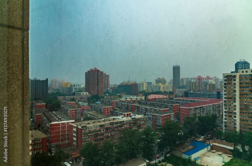 Fototapeta premium China city skyline