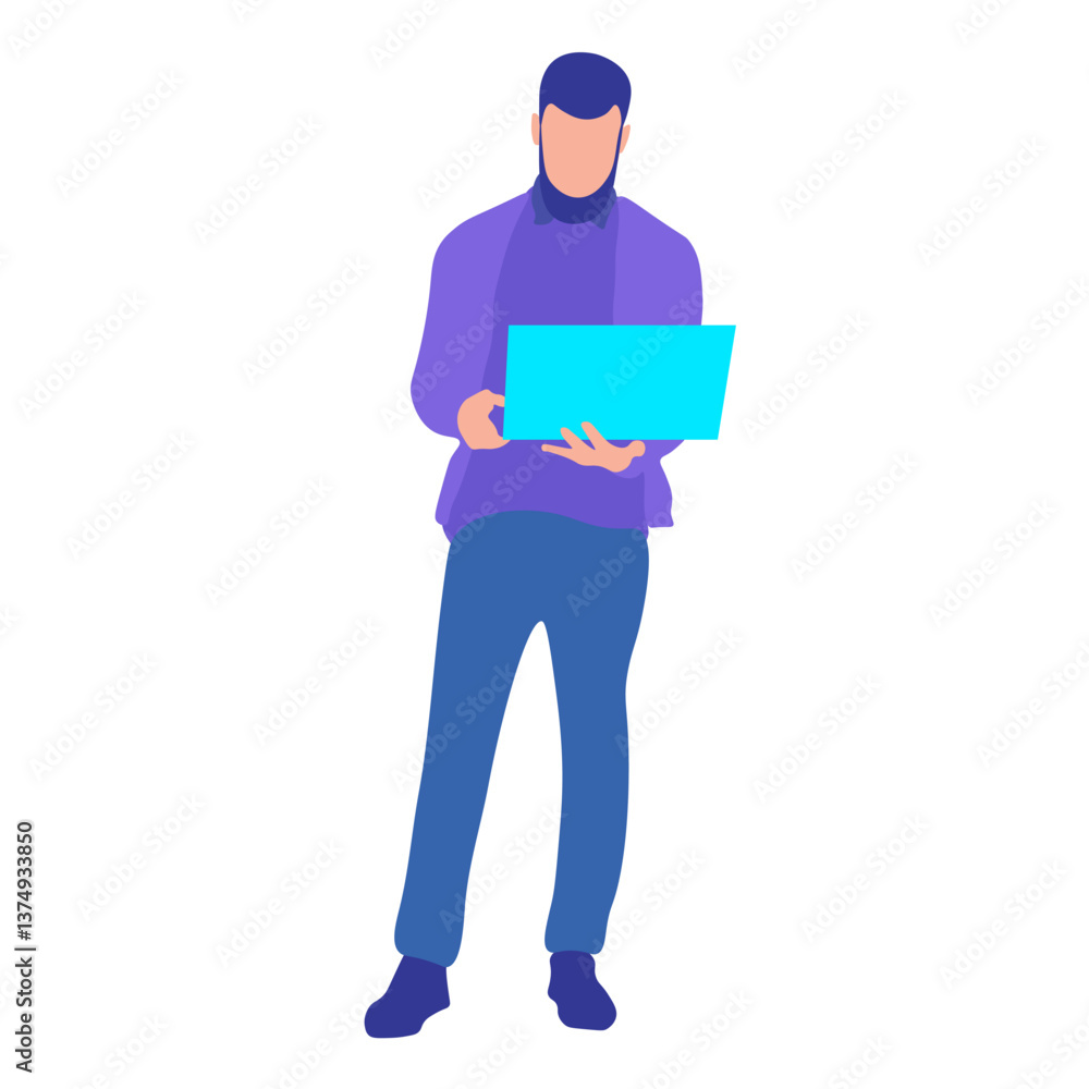 Man working on a laptop Man working on a laptop