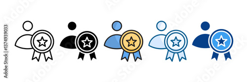 Expert Icon Set Multiple Style Collection