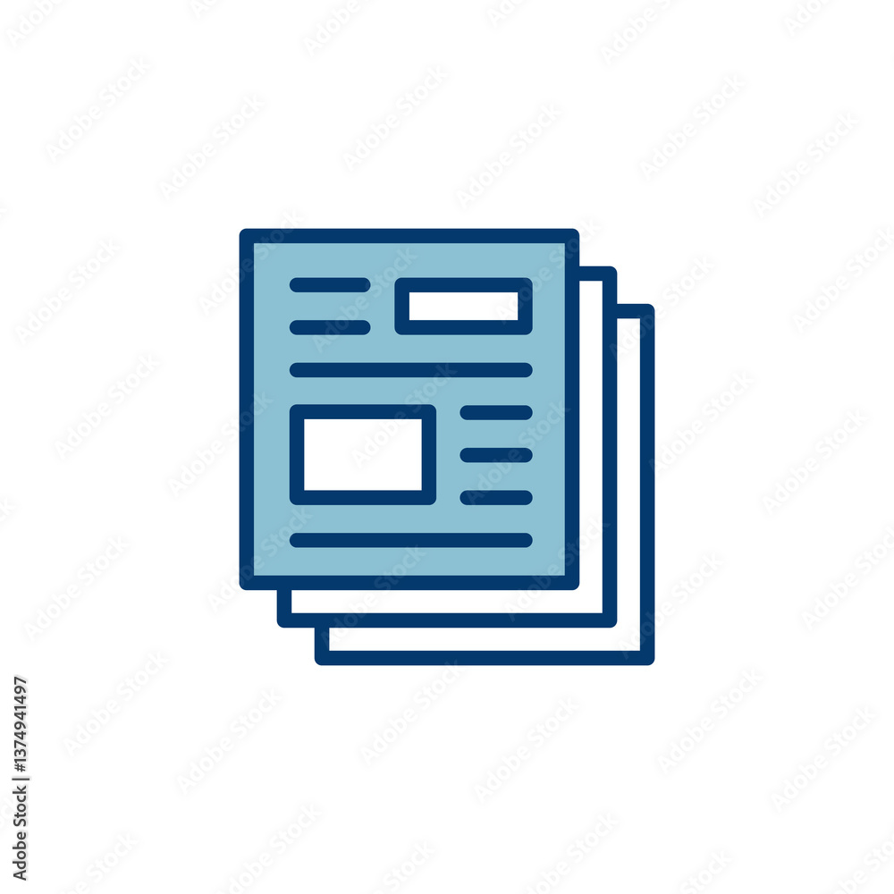 Newspaper icon vector isolated on white background. news paper icon vector Newspaper icon vector isolated on white background. news paper icon vector