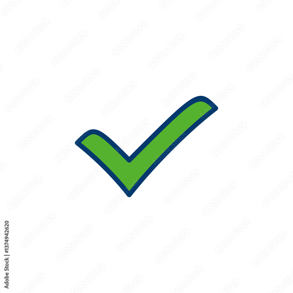 Check icon vector isolated on white background. check mark icon. check list button icon. Tick Check icon vector isolated on white background. check mark icon. check list button icon. Tick