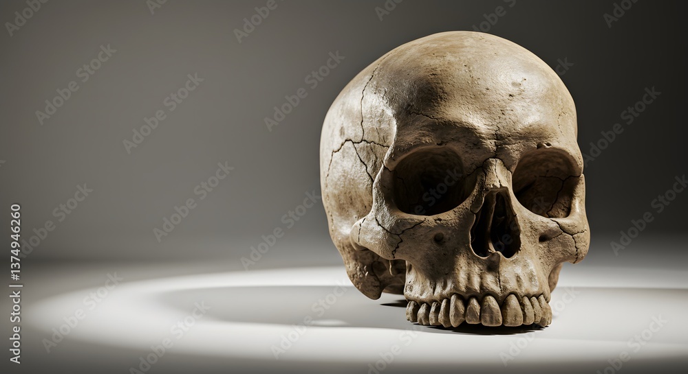 Obraz premium human skull