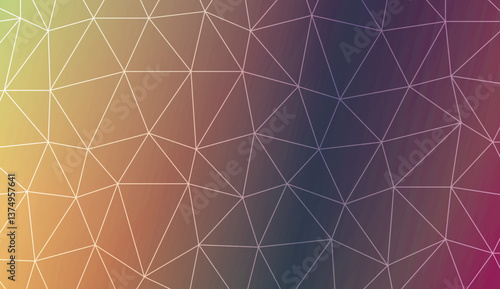 Triangular style. Background for your business project. Advert, template screen. Vector illustration. Blurred Background, Smooth Gradient Texture Color.