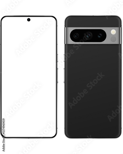 Obraz na płótnie google pixel android phone mockup.