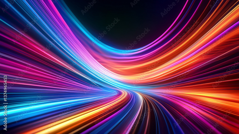 Obraz premium Dynamic Motion Pattern – Gym Branding Design