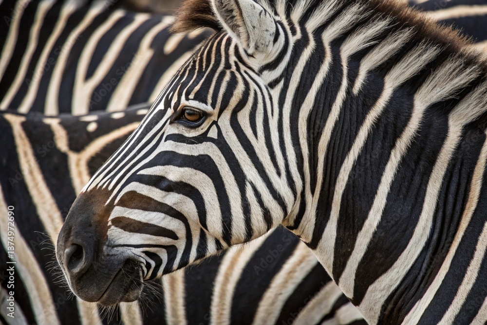 seamless zebra pattern - generated by ai seamless zebra pattern - generated by ai