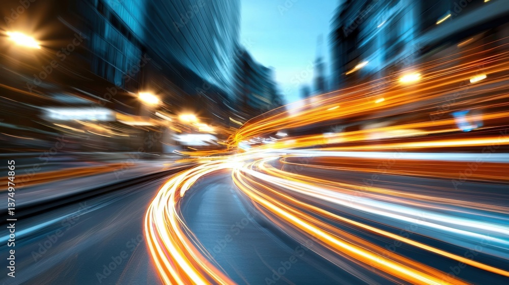 Abstract blurred image capturing the intense speed and dynamic motion of an F1 race car zooming past at high velocity on the track Abstract blurred image capturing the intense speed and dynamic motion of an F1 race car zooming past at high velocity on the track