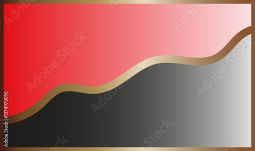 abstract wavy red gradient color background.  Trendy template with elegant design concept for web covers, ad banners, posters, brochures, flyers.