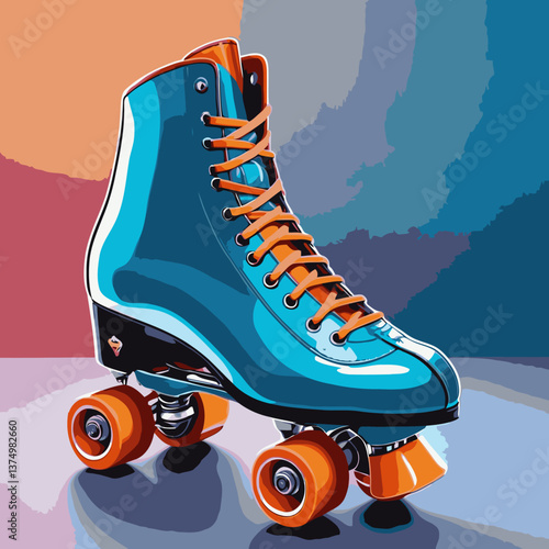 roller skate vector for design needs