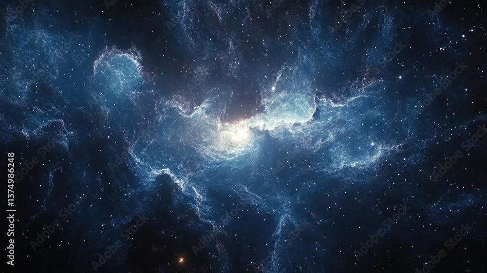 A mesmerizing view of a galaxy with stars and planets A mesmerizing view of a galaxy with stars and planets