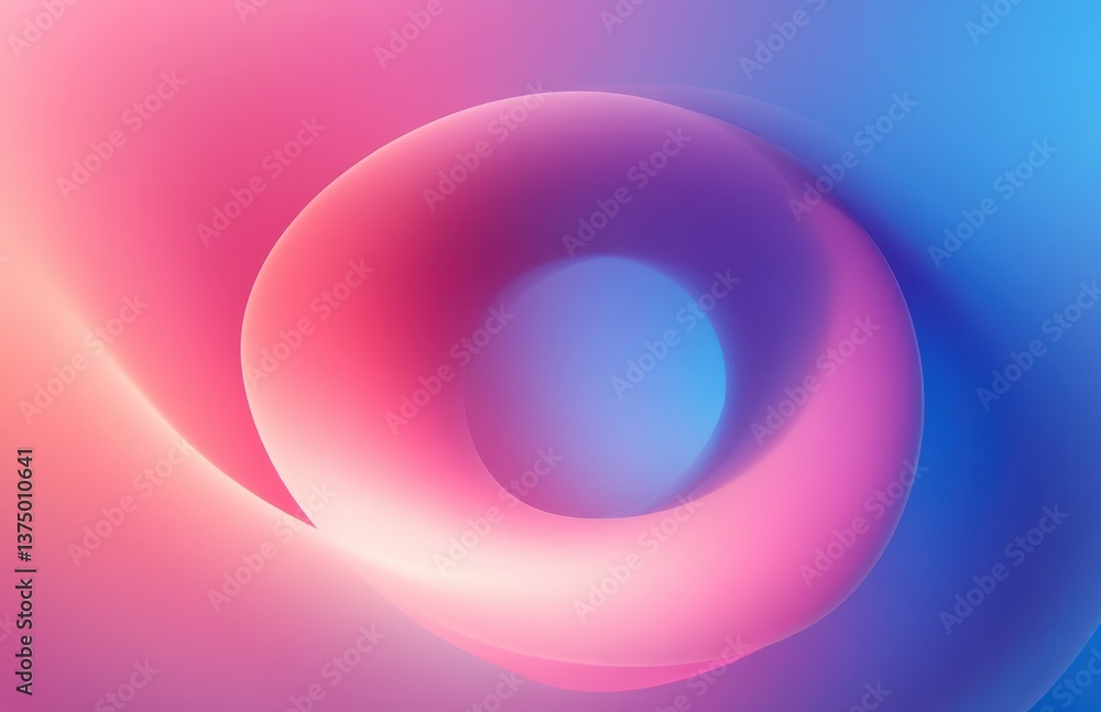 Obraz premium Abstract Gradient Circle Design