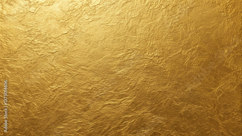 Gold Foil Texture – Luxurious Hammered Metallic Surface Background