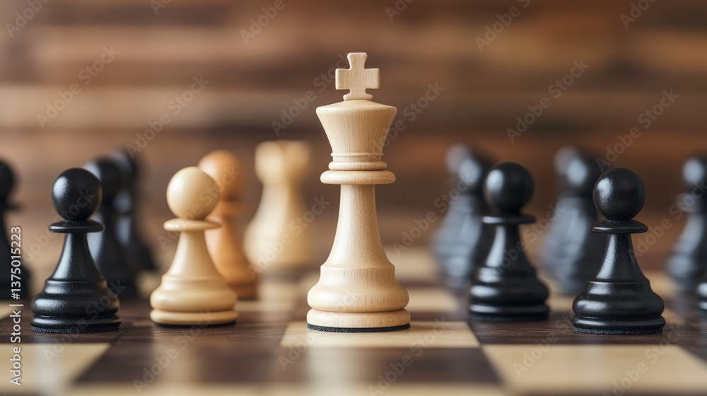 An engaging chess game capturing strategic decision-making models essential for success in business environments An engaging chess game capturing strategic decision-making models essential for success in business environments