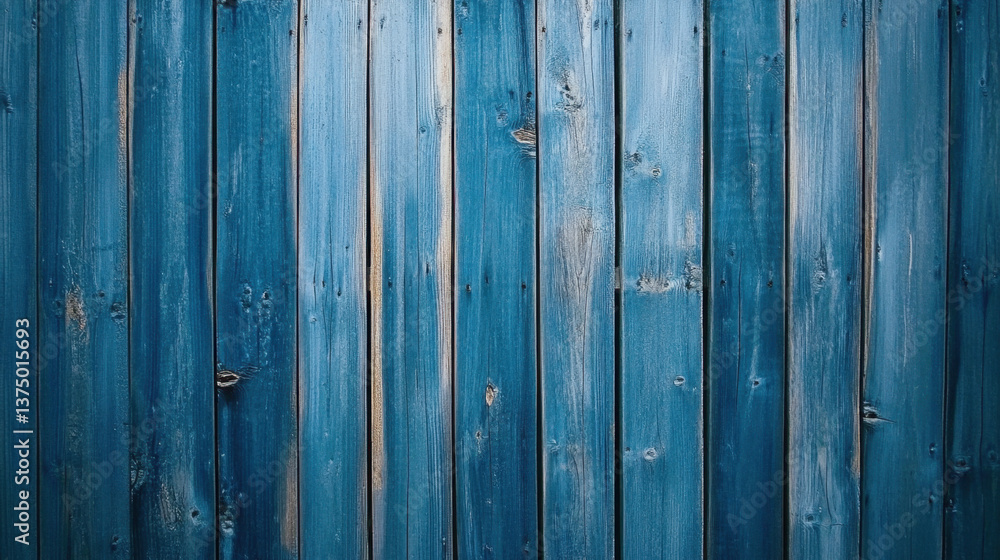 Blue Wooden Planks with Texture and Grains for Background Use Blue Wooden Planks with Texture and Grains for Background Use