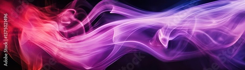 Wallpaper Mural A mesmerizing abstract background featuring swirling, ethereal smoke in soft hues of blue and gray, creating a dreamlike atmosphere that evokes a sense of mystery and tranquility. Torontodigital.ca