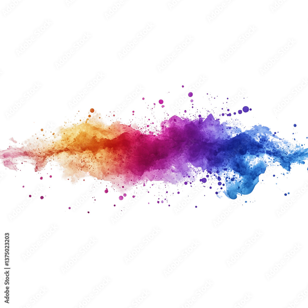 Colorful abstract splash with vibrant hues and artistic flair Colorful abstract splash with vibrant hues and artistic flair