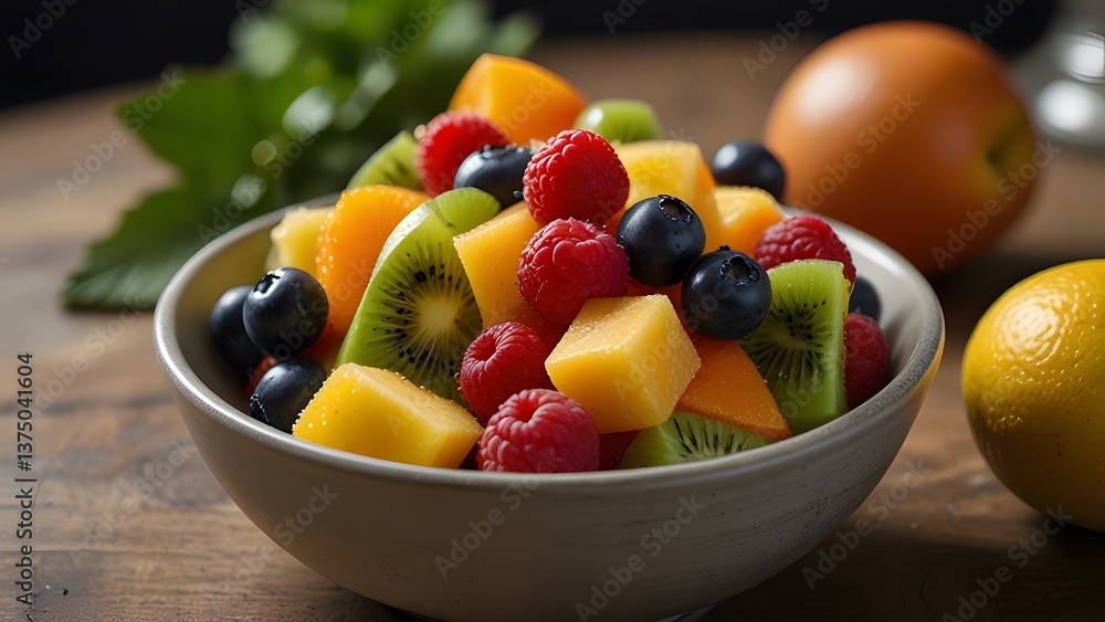 fruit salad in a bowl fruit salad in a bowl