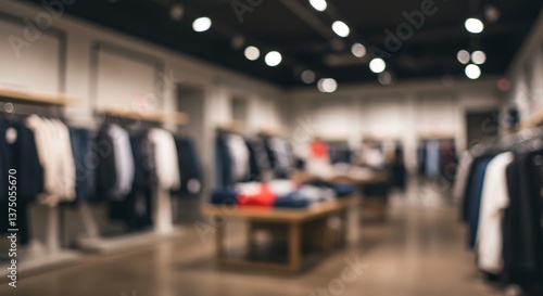 Wallpaper Mural Blurry Retail Store Interior Soft Lighting. AI Generated Torontodigital.ca