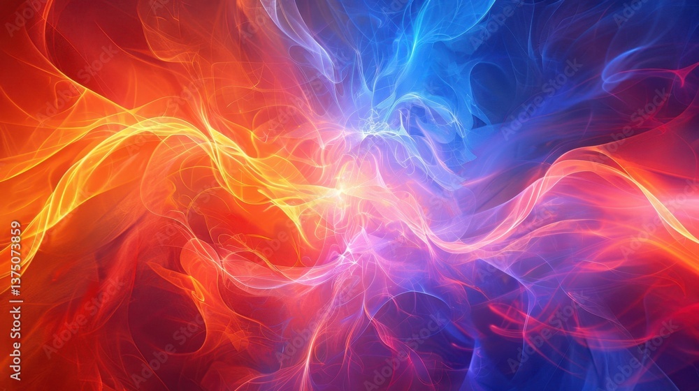 Obraz premium Electric Field Lines: Lines representing the energy field surrounding an object, typically used in 3D models of magnets or electrical devices to visualize the direction of force. 