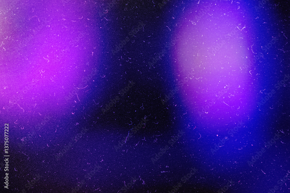 Obraz premium Purple and black glitter vintage lights background. defocused.