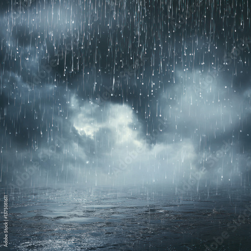 rain in the night