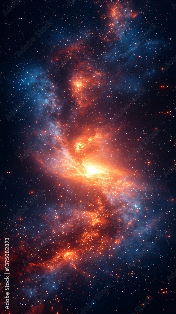 Expansive cosmos with glowing star formations high resolution images Expansive cosmos with glowing star formations high resolution images
