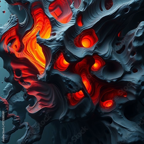 abstract red background
