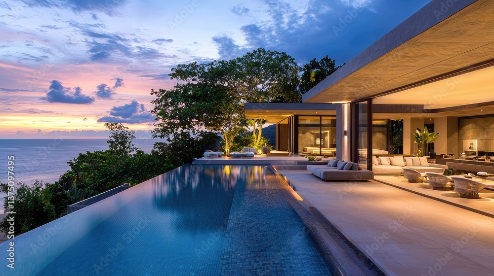 Beachside villa with a spacious infinity pool Beachside villa with a spacious infinity pool