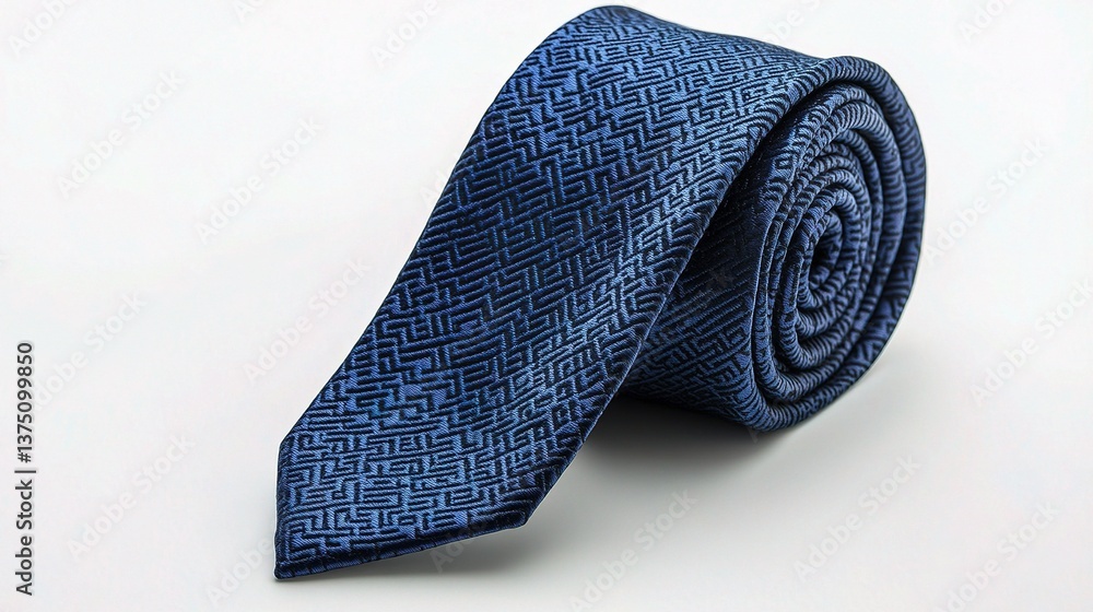 Elegant Business Tie Isolated on White Background for Professional Style Elegant Business Tie Isolated on White Background for Professional Style