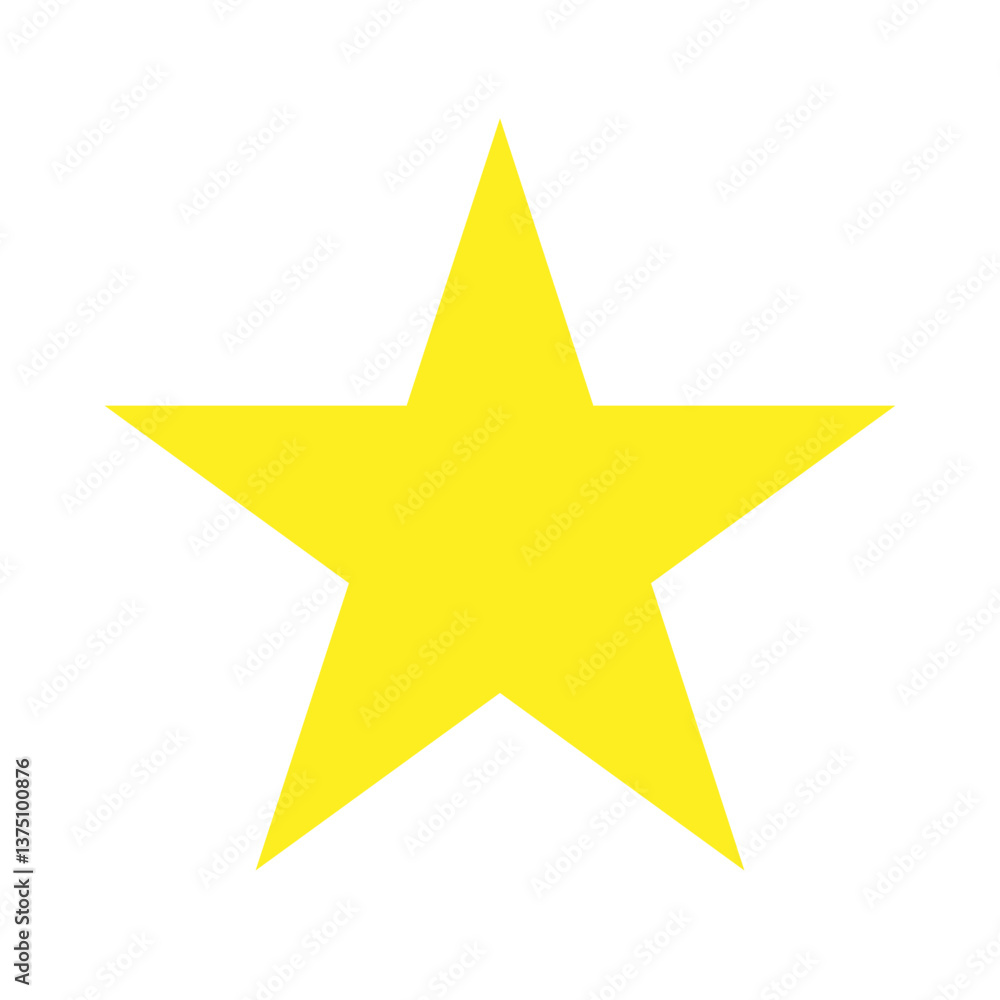 Illustration of a simple star, vector material. Illustration of a simple star, vector material.