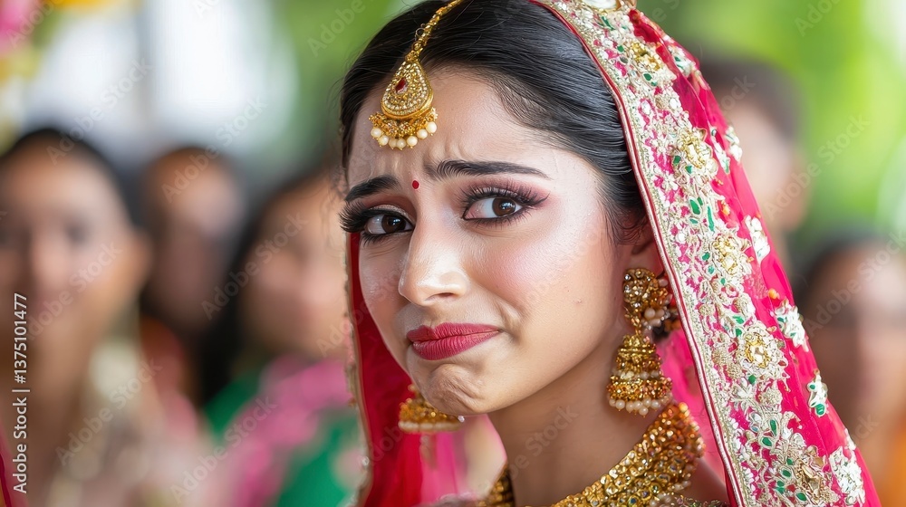 Emotional Bride at Ceremony Emotional Bride at Ceremony