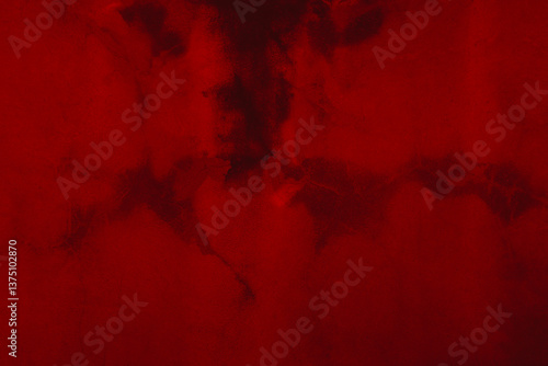 Obraz na płótnie Grunge red abstract distress background or texture, horizontal shape for Christmas day and Halloween day w salonie