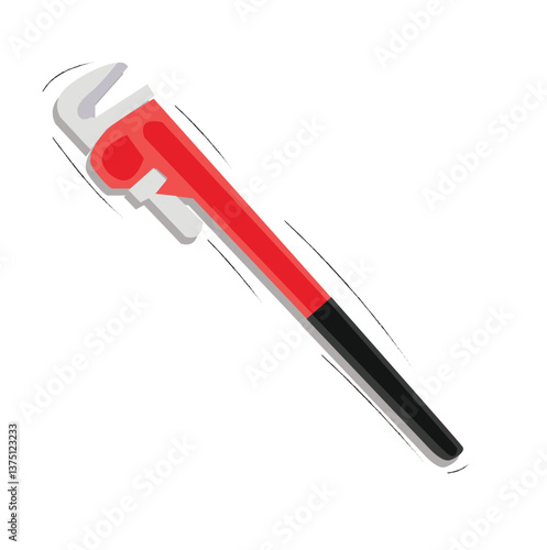  French And Spanish Type Pipe Wrench.