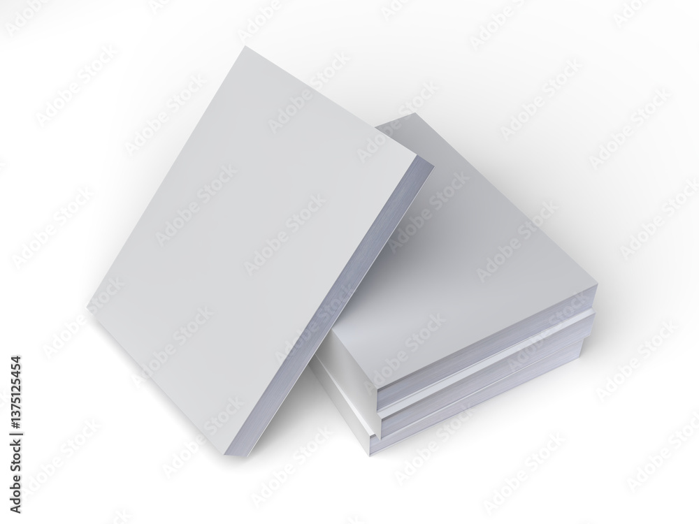 Empty Magazine or Book mockup design isolated on background. Template cover for presentation a publisher, notebook, catalogs, brochures, magazines, diary, journal, booklet, portfolio or publication Empty Magazine or Book mockup design isolated on background. Template cover for presentation a publisher, notebook, catalogs, brochures, magazines, diary, journal, booklet, portfolio or publication