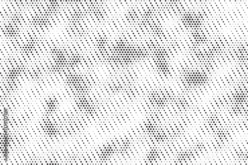 Halftone background vector, abstract backdrop design with two tone pattern and copy space for edit your content
