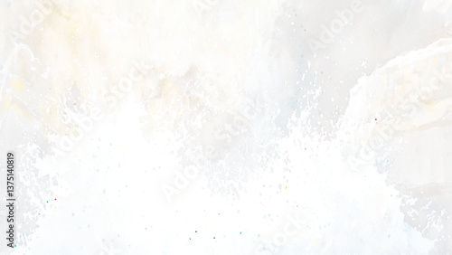  watercolor splash on white background. Vector beige watercolour texture. Ink paint stain. Watercolor pastel splash. Peach water color splatter on light background.