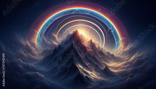 Tangent Arc Colorful arcs touching the top or bottom of the ° h