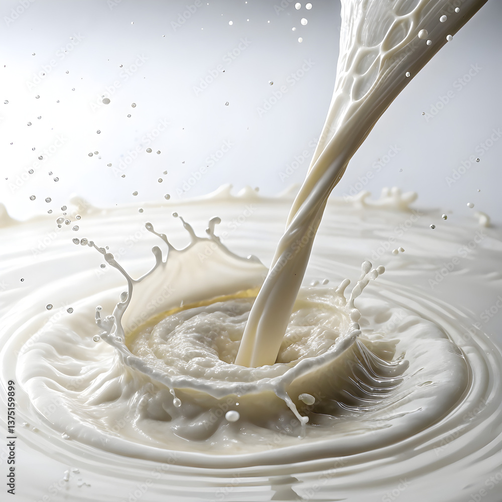 Fresh Milk Splash, Dairy Drink Fresh Milk Splash, Dairy Drink