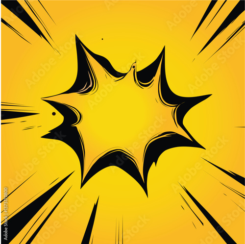 Explosive Expressions, Comic Burst Frames in Action