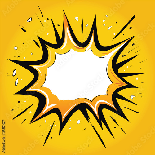 Explosive Expressions, Comic Burst Frames in Action
