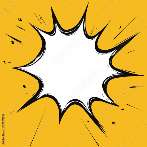 Explosive Expressions, Comic Burst Frames in Action