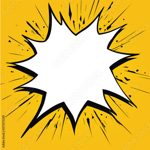 Explosive Expressions, Comic Burst Frames in Action