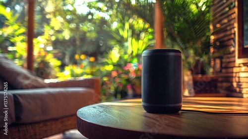 AI powered voice assistants guiding visually impaired cancer patients through treatment plans accessible medical technology Stock Photo with side copy space