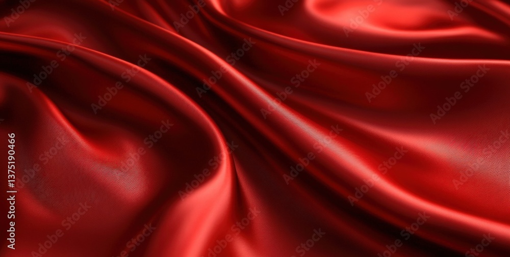 Red Satin Fabric Texture Red Satin Fabric Texture