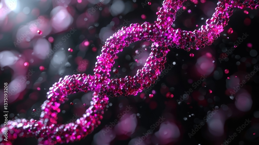Magnificent DNA Double Helix: A 3D Render of Genetic Code Magnificent DNA Double Helix: A 3D Render of Genetic Code