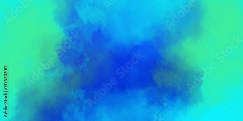 Vibrant watercolor grunge art with orange, yellow, pink, and blue hues creating a textured, fiery abstract pattern